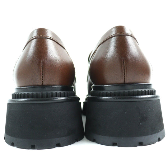 CHANEL loafers 23A G45074 Main: Leather Brown black Women 38 Used Authentic