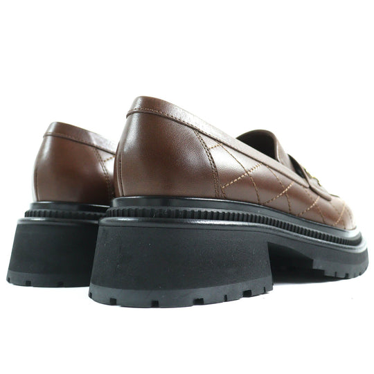 CHANEL loafers 23A G45074 Main: Leather Brown black Women 38 Used Authentic