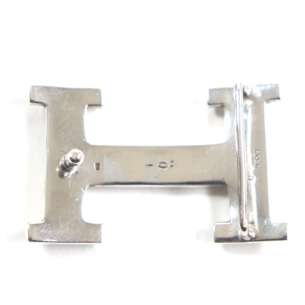 HERMES belt Main: SV925 Silver Touareg Buckle mens Used Authentic