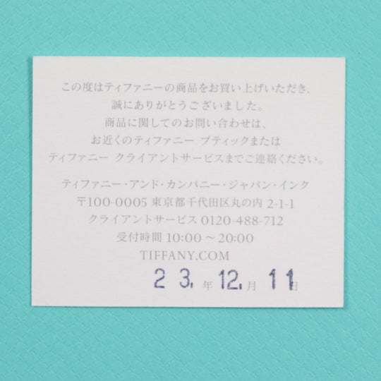 TIFFANY&Co. Necklace SV925 Silver Makers ID Tag