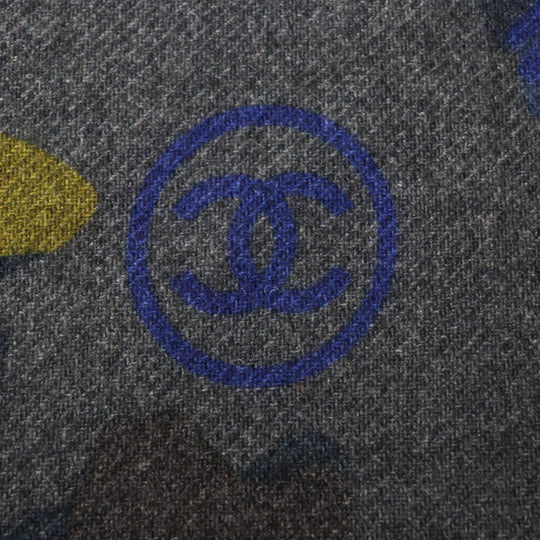 CHANEL Stall 18K Main: 100% cashmere Multi Women Used Authentic