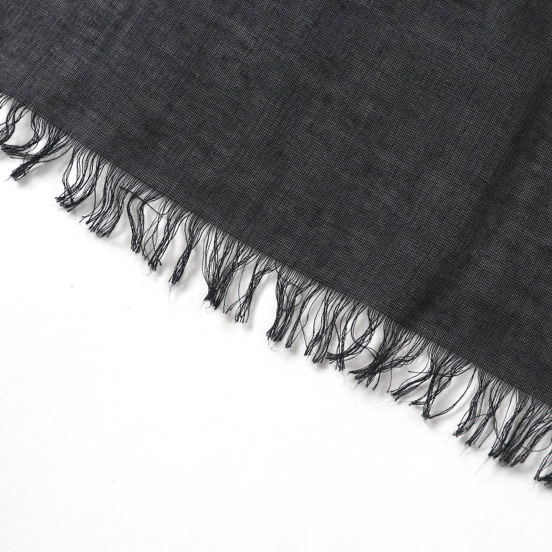 GUCCI scarf Main: 85% rayon, Main: 15% silk Black multicolor Women Used Authentic