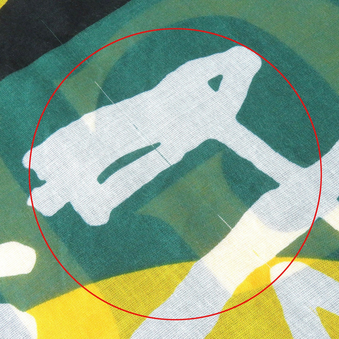 GUCCI scarf Main: 85% rayon, Main: 15% silk Black multicolor Women Used Authentic