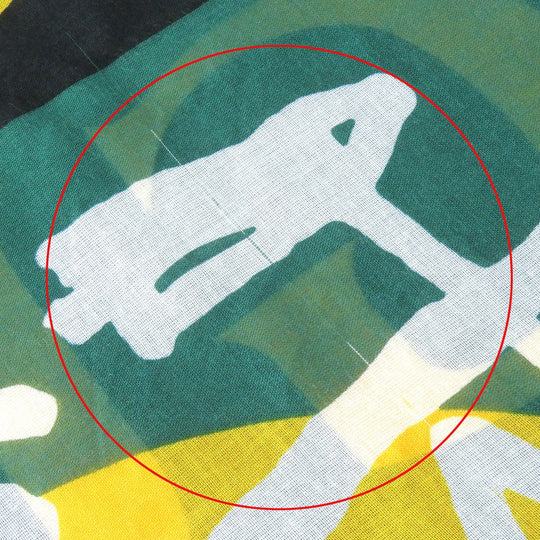 GUCCI scarf Main: 85% rayon, Main: 15% silk Black multicolor Women Used Authentic