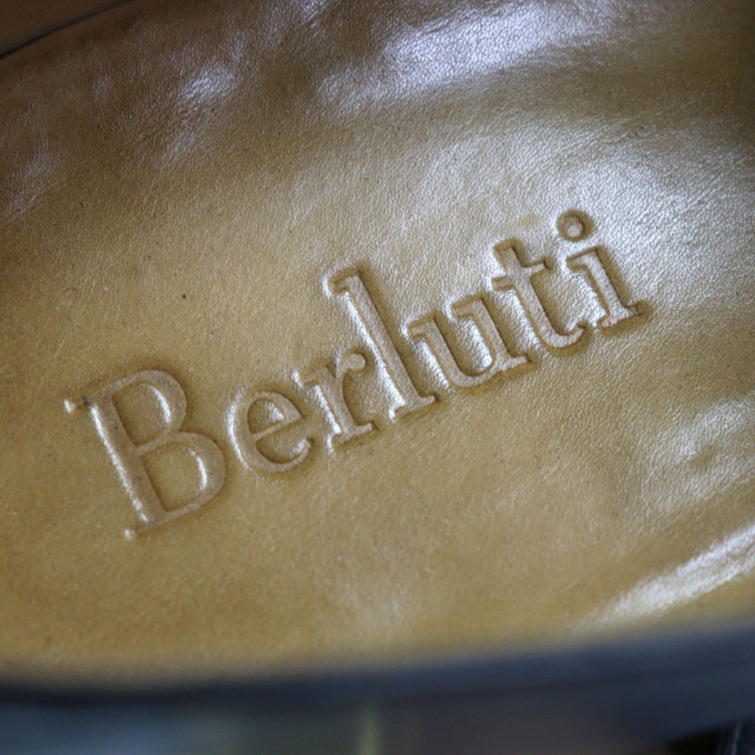 Berluti Leather shoes Main: Leather Purple type Alessandro mens 9 Used Authentic