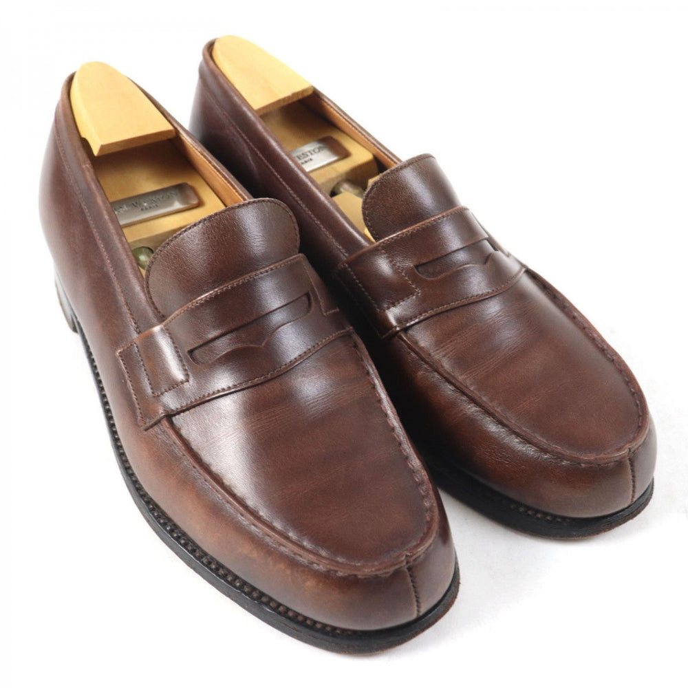 J.M WESTON loafers leather Brown 180 signature loafers