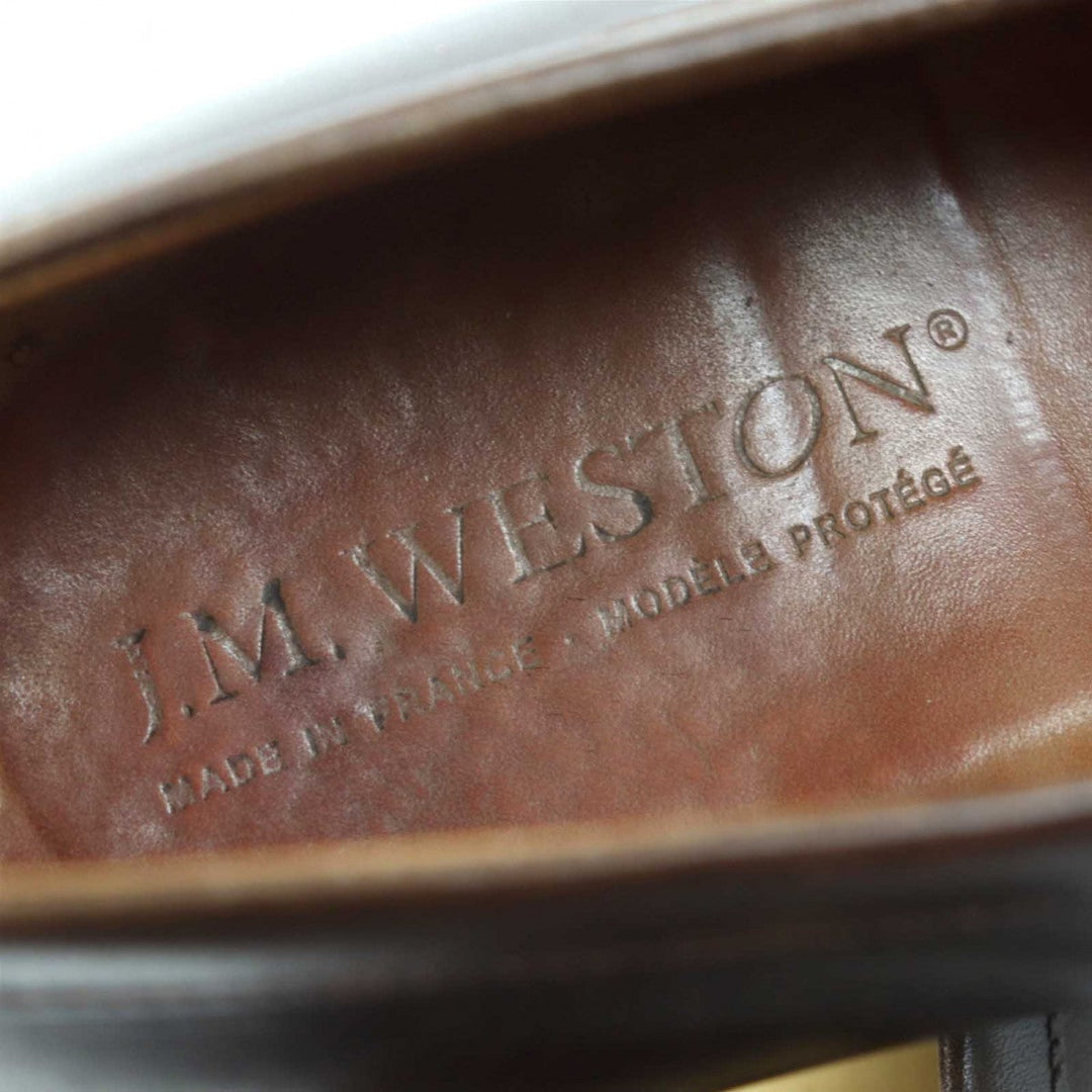 J.M WESTON loafers leather Brown 180 signature loafers