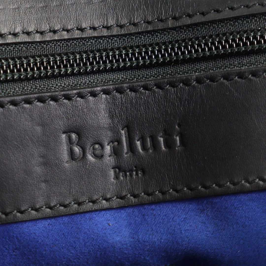 Berluti Briefcase Main: Scritto leather Gray type Anjoul mens Used Authentic