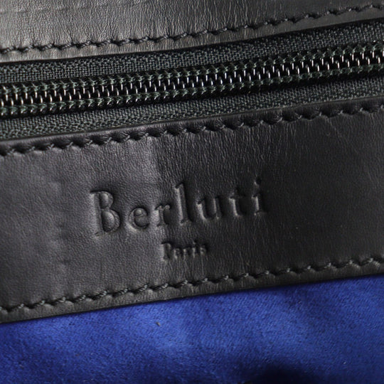 Berluti Briefcase Main: Scritto leather Gray type Anjoul mens Used Authentic