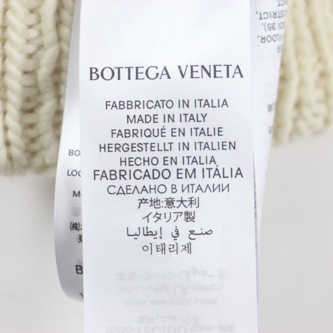 BOTTEGAVENETA gloves 670159 V10K0 Main: 100% wool white mens M Used Authentic