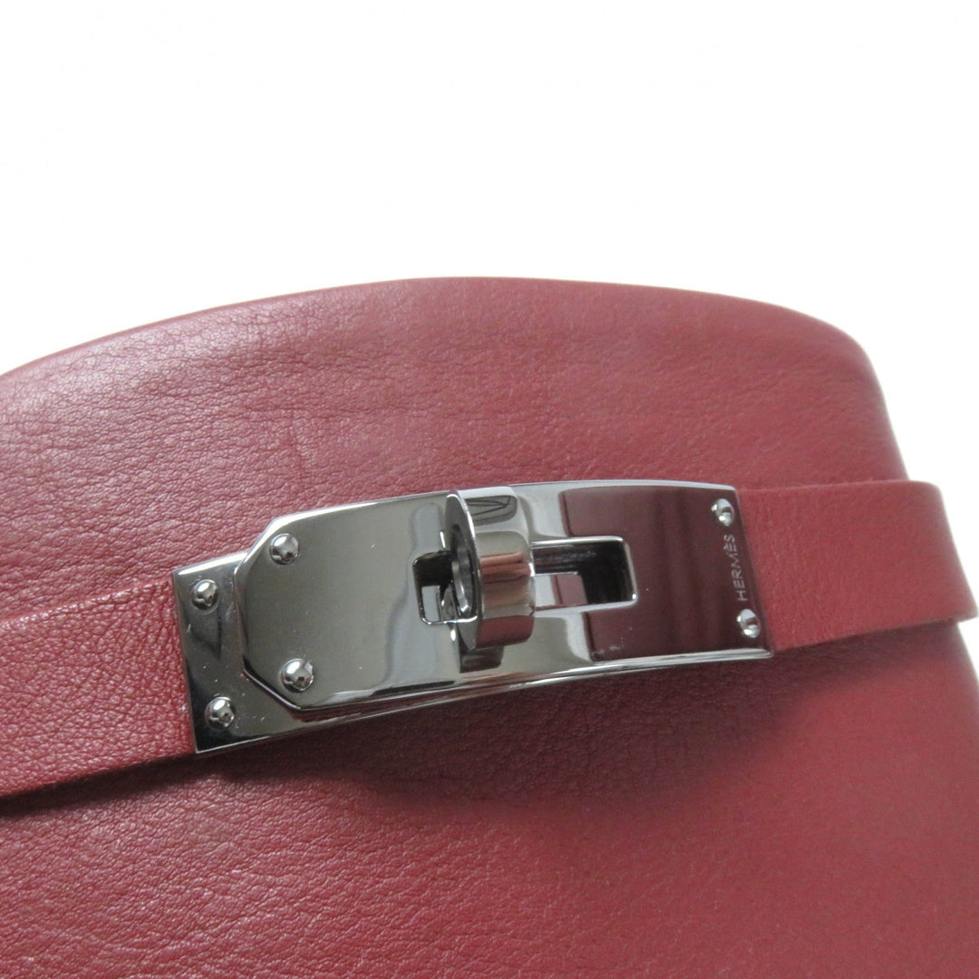 HERMES boots Main: Leather Red type Women 37 Used Authentic