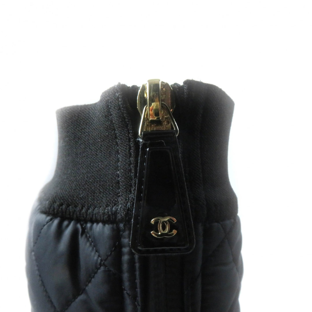 CHANEL Knee-high boots G38428 21K Main: Leather, Part: Patent leather black Women 37 Used Authentic