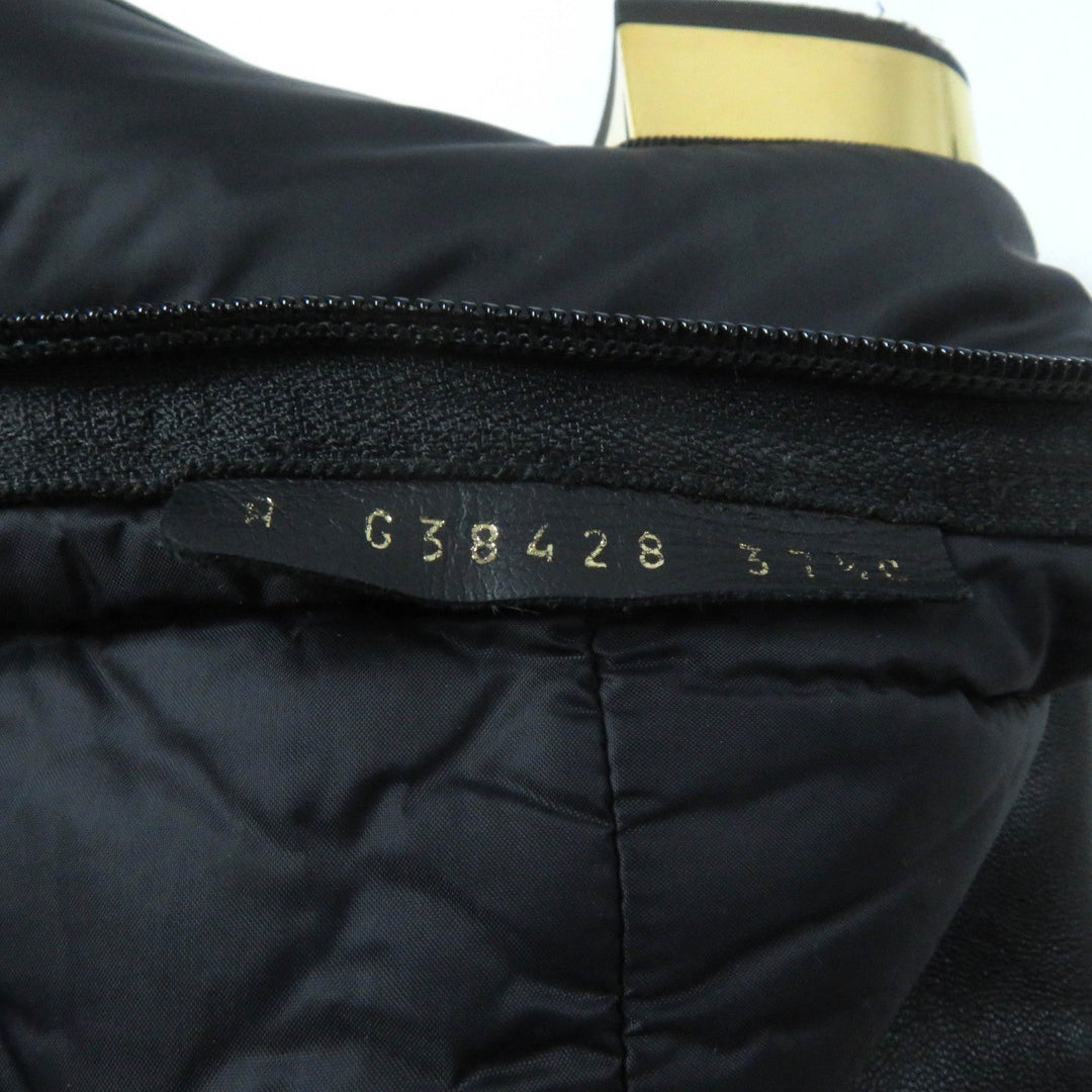 CHANEL Knee-high boots G38428 21K Main: Leather, Part: Patent leather black Women 37 Used Authentic