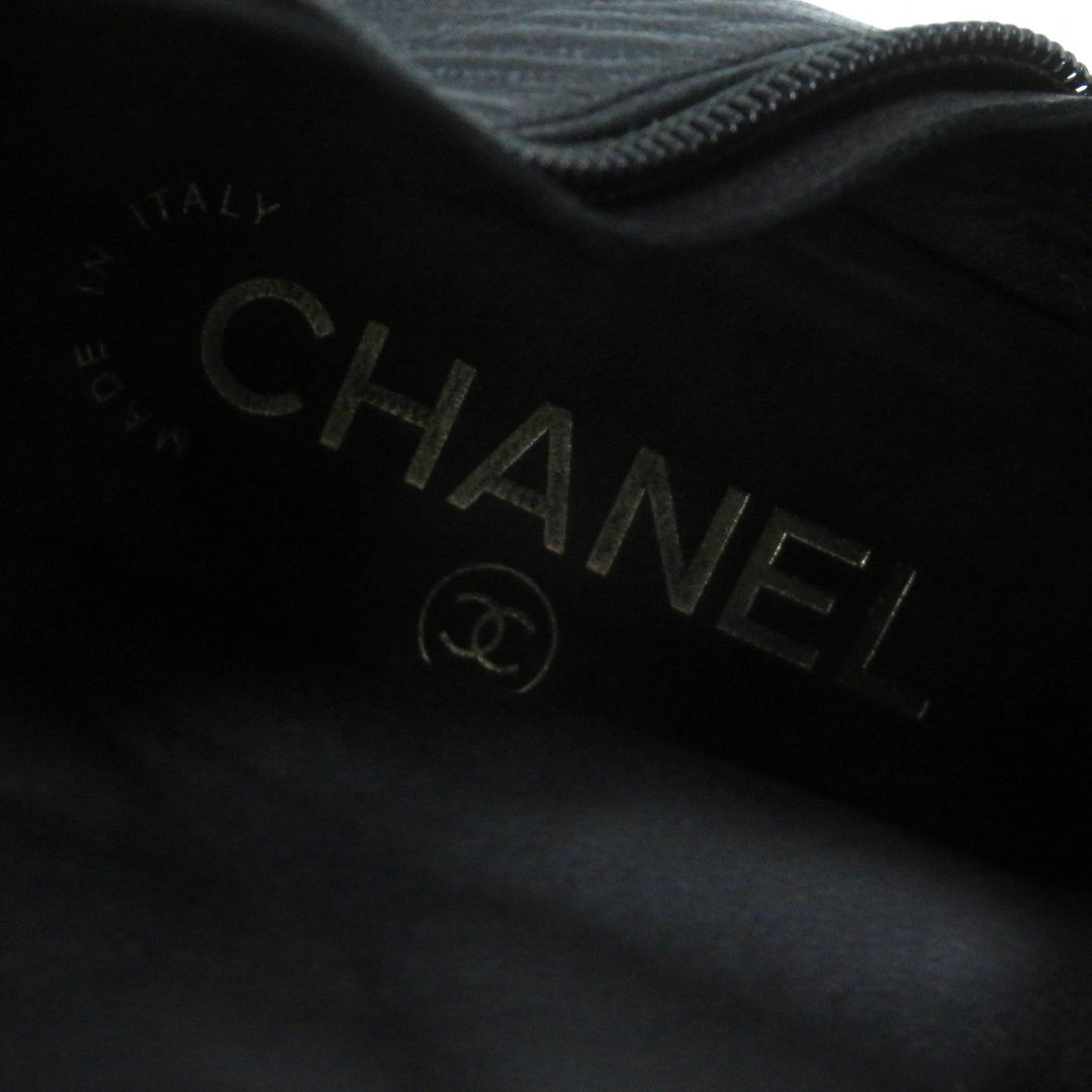 CHANEL Knee-high boots G38428 21K Main: Leather, Part: Patent leather black Women 37 Used Authentic
