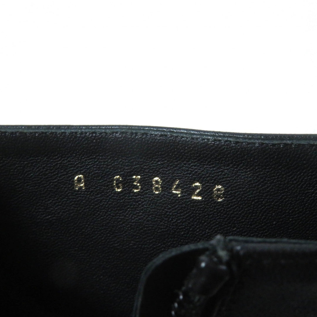 CHANEL Knee-high boots G38428 21K Main: Leather, Part: Patent leather black Women 37 Used Authentic