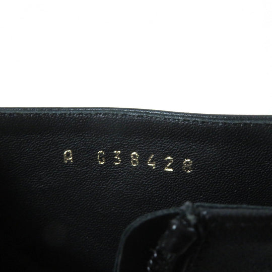 CHANEL Knee-high boots G38428 21K Main: Leather, Part: Patent leather black Women 37 Used Authentic