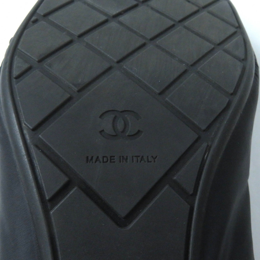 CHANEL Knee-high boots G38428 21K Main: Leather, Part: Patent leather black Women 37 Used Authentic