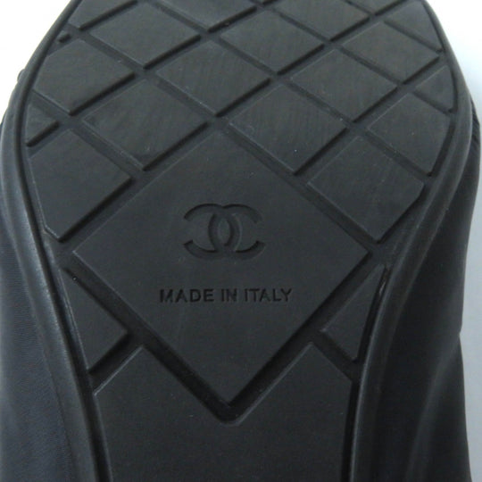 CHANEL Knee-high boots G38428 21K Main: Leather, Part: Patent leather black Women 37 Used Authentic