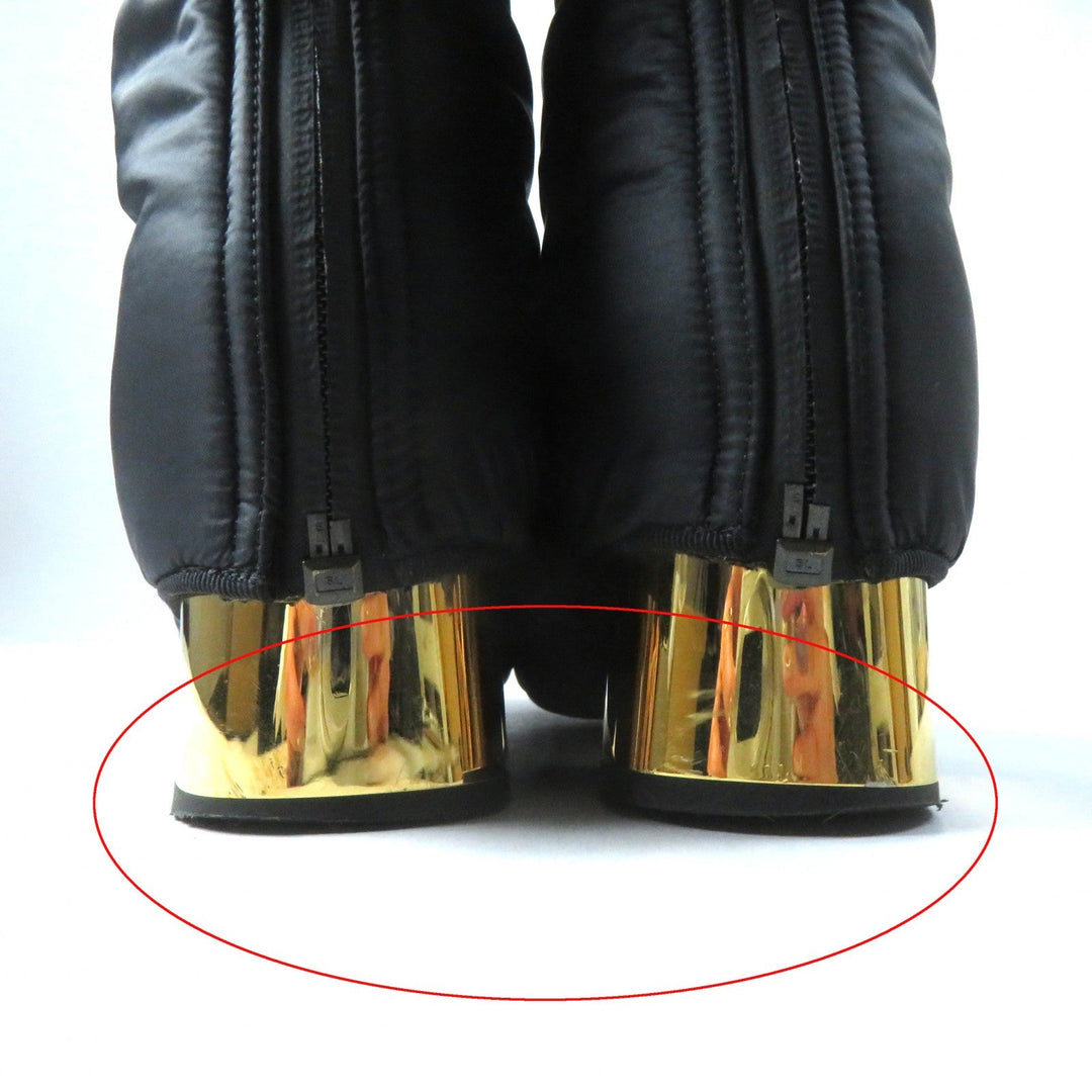 CHANEL Knee-high boots G38428 21K Main: Leather, Part: Patent leather black Women 37 Used Authentic