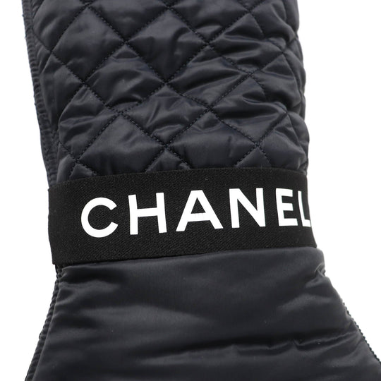 CHANEL Knee-high boots G38428 21K Main: Leather, Part: Patent leather black Women 37 Used Authentic
