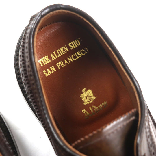 ALDEN Leather shoes 97896 Cordovan Brown Cigar cordovan mens 8 1/2 Used Authentic