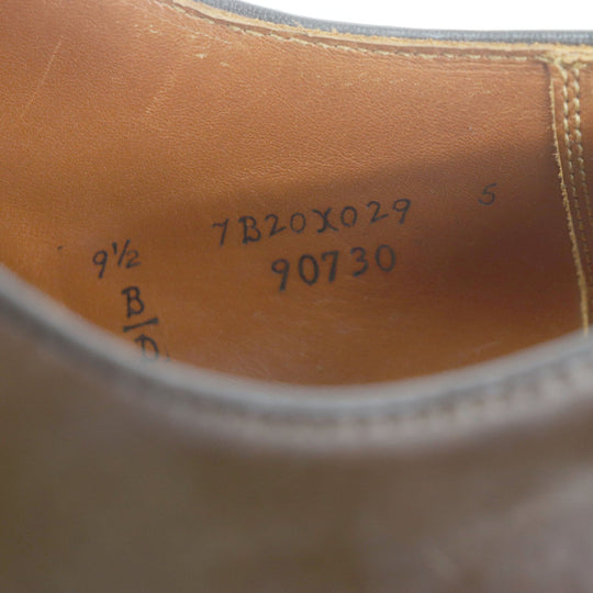 ALDEN Leather shoes 90730 Cordovan Brown Cigar cordovan mens 9 1/2 Used Authentic