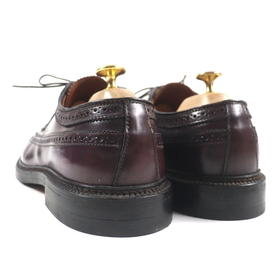 ALDEN Leather shoes 975 Cordovan Burgundy mens 8 1/2 Used Authentic