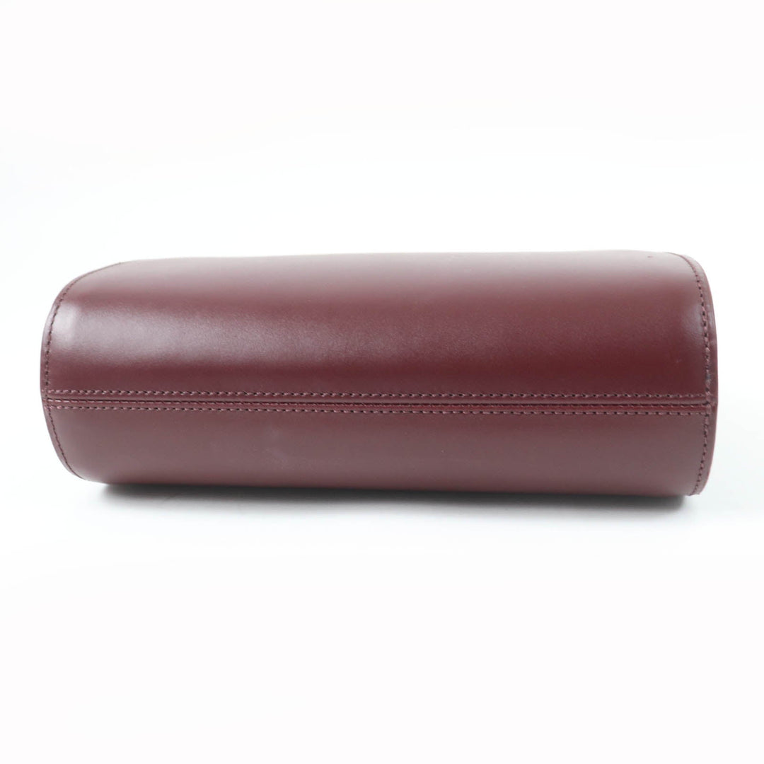 A.P.C. Shoulder Bag Main: Calfskin, Lining: Cotton Bordeaux Women Used Authentic