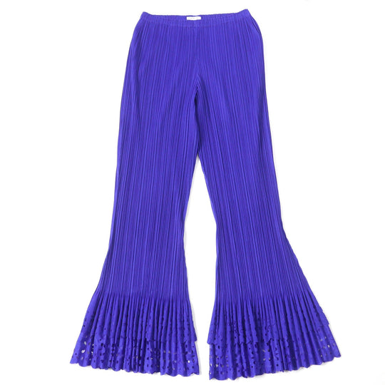 PLEATS PLEASE Pants PP31-JF804 Main: 100% polyester blue Women 4 Used Authentic