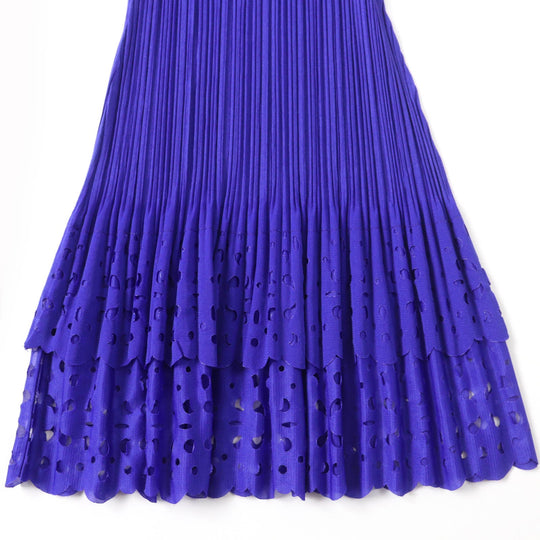 PLEATS PLEASE Pants PP31-JF804 Main: 100% polyester blue Women 4 Used Authentic