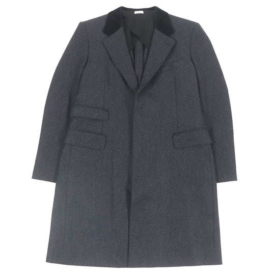Alexander McQueen Chester coat 590055 wool Dark gray mens 52 Used Authentic