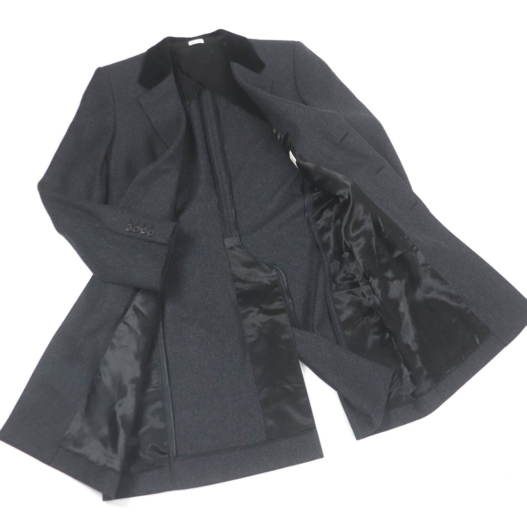 Alexander McQueen Chester coat 590055 wool Dark gray mens 52 Used Authentic