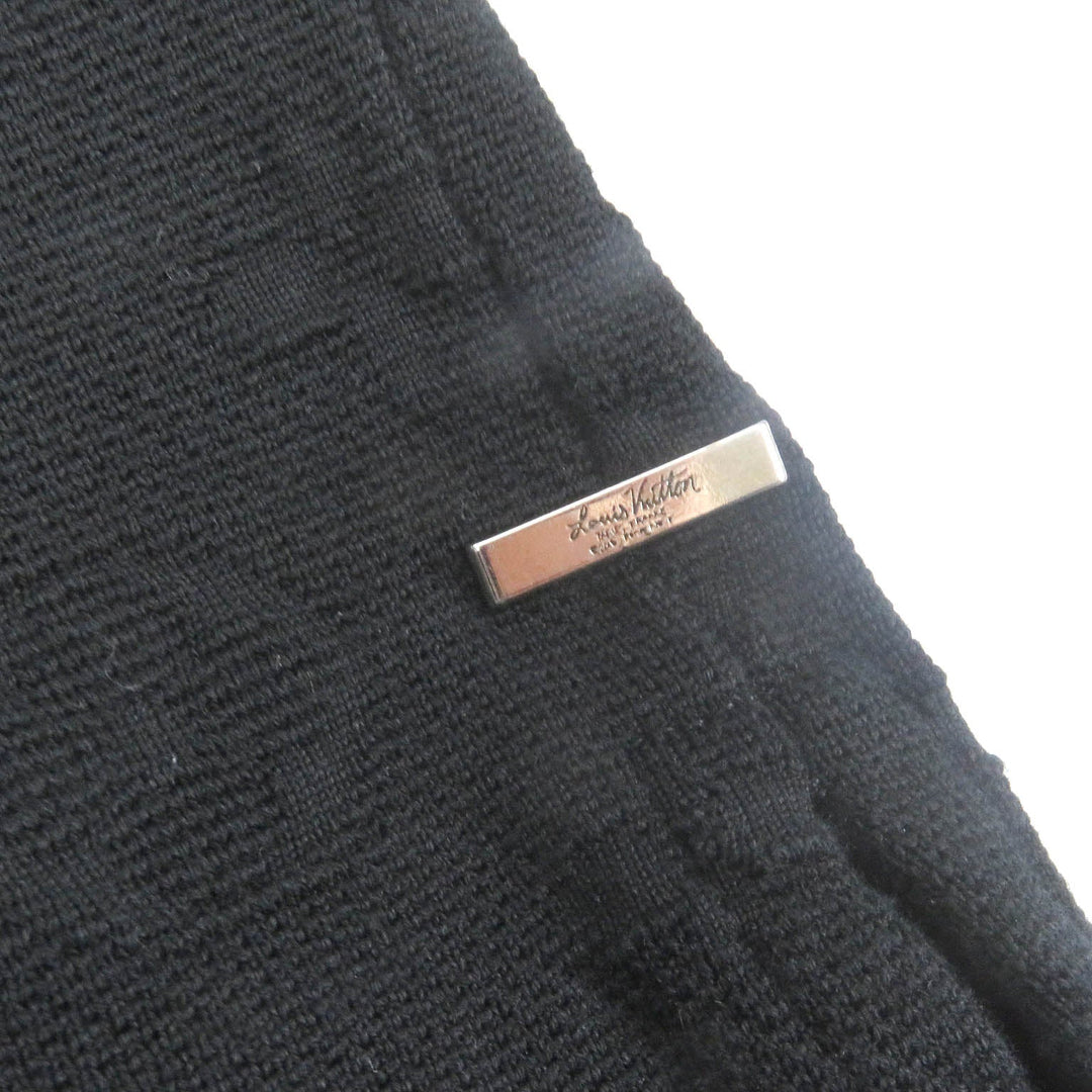 LOUIS VUITTON Short sleeve T-shirt Main: 100% cotton black mens XL Used Authentic