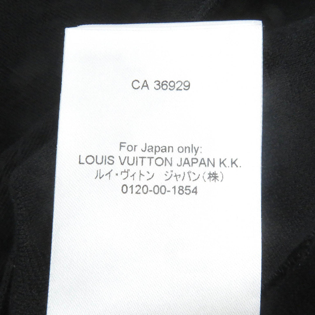 LOUIS VUITTON Short sleeve T-shirt Main: 100% cotton black mens XL Used Authentic