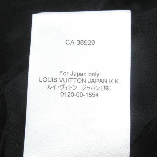 LOUIS VUITTON Short sleeve T-shirt Main: 100% cotton black mens XL Used Authentic