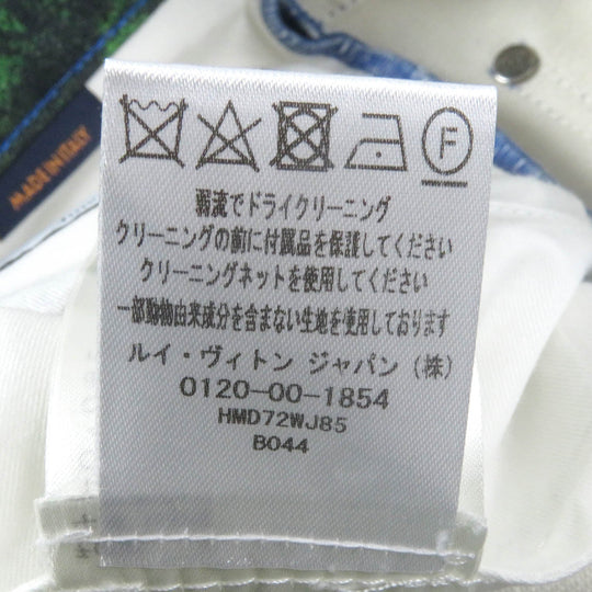 LOUIS VUITTON Pants 1A9STJ Main: 100% cotton, part: cowhide multicolor mens 31 Used Authentic