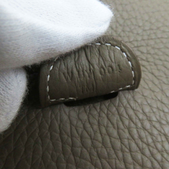 HERMES Shoulder Bag Taurillon Clemence Etope Evelyn 3PM