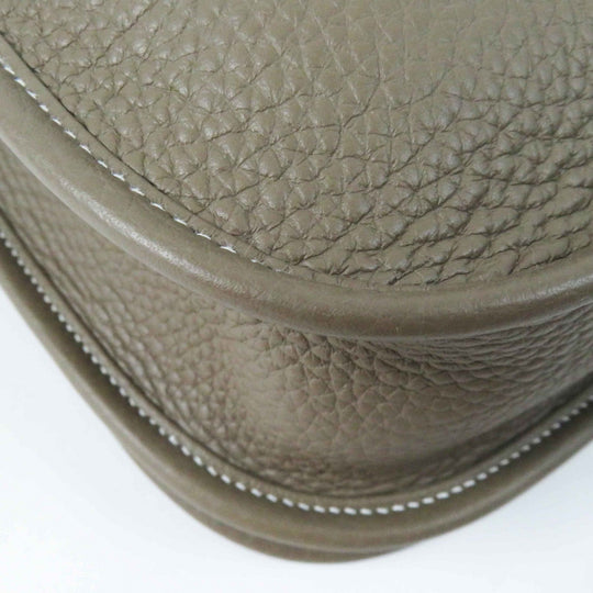 HERMES Shoulder Bag Taurillon Clemence Etope Evelyn 3PM