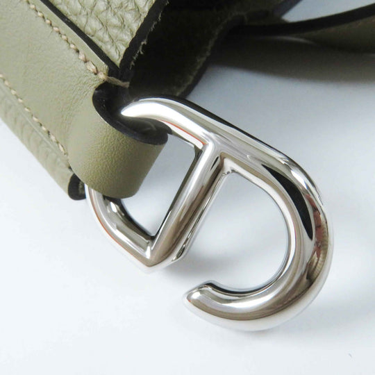 HERMES Handbag Main: Taurillon Clemence, Part: Swift beige marfa in the loop 18 Women Used Authentic