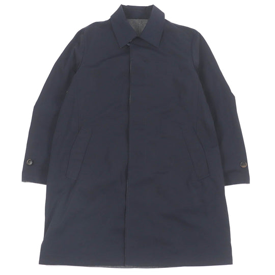 Berluti Stainless collar coat Outer: 100% cashmere, Lining: 100% polyester Navy gray mens 52 Used Authentic