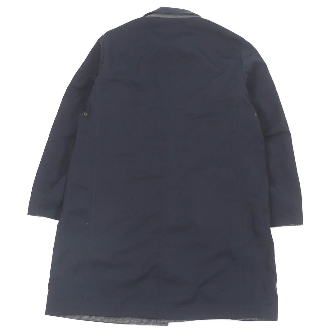 Berluti Stainless collar coat Outer: 100% cashmere, Lining: 100% polyester Navy gray mens 52 Used Authentic