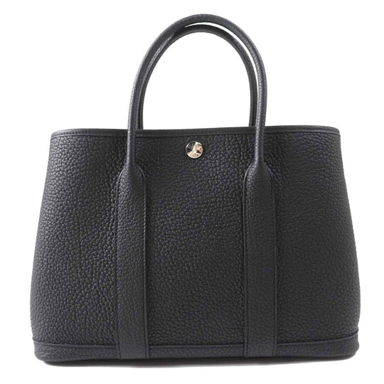 HERMES Handbag Main: Negonda black Garden party TPM Women Used Authentic