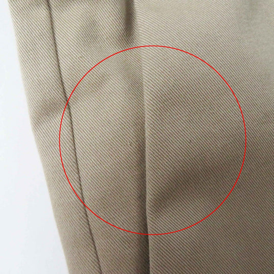 PRADA Shorts P285GK Main: 97% cotton, Main: 3% elastane, Leather part: calf leather, Part: 100% cotton, Lining: 100% cupra beige Women 36 Used Authentic