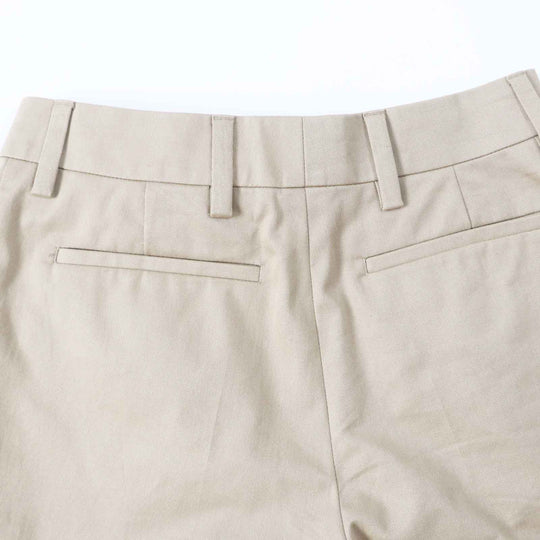 PRADA Shorts P285GK Main: 97% cotton, Main: 3% elastane, Leather part: calf leather, Part: 100% cotton, Lining: 100% cupra beige Women 36 Used Authentic