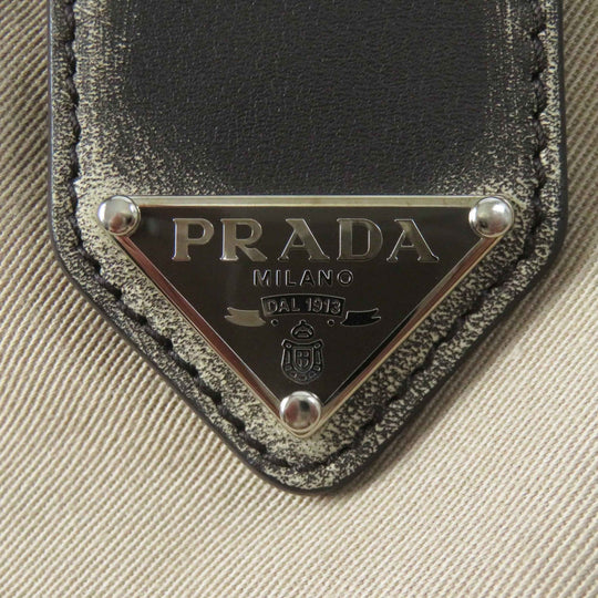 PRADA Shorts P285GK Main: 97% cotton, Main: 3% elastane, Leather part: calf leather, Part: 100% cotton, Lining: 100% cupra beige Women 36 Used Authentic