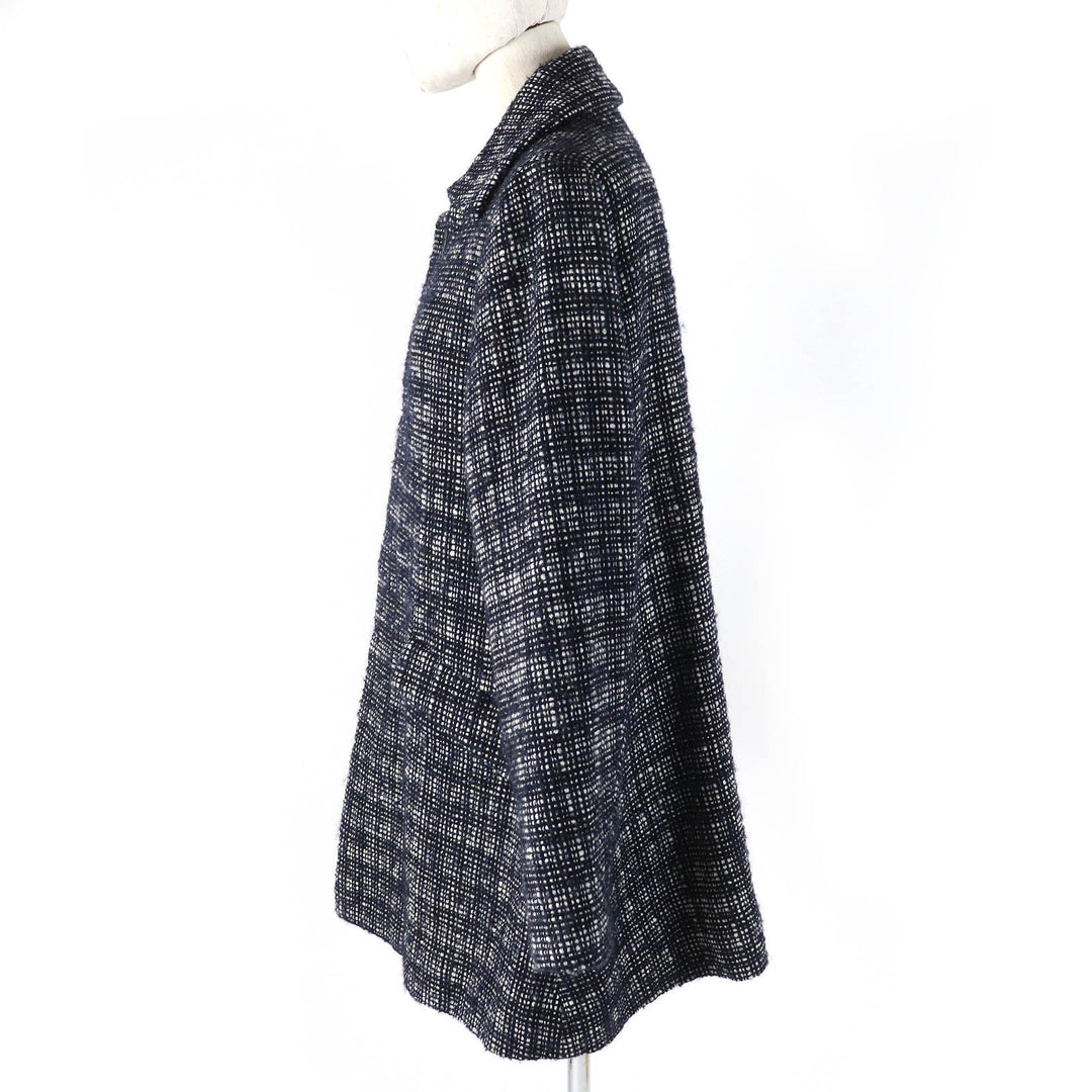 me ISSEY MIYAKE Jacket Outer: 79% wool, Outer: 8% nylon, Outer: 8% polyester, Outer: 5% acetate, Lining: 100% polyester Dark navy Women No size Used Authentic