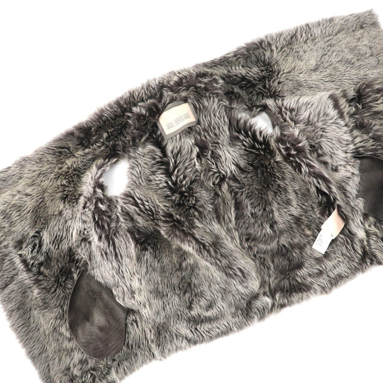KARL DONOGHUE genuine fur coat Main: Sheep leather gray Women XS Used Authentic
