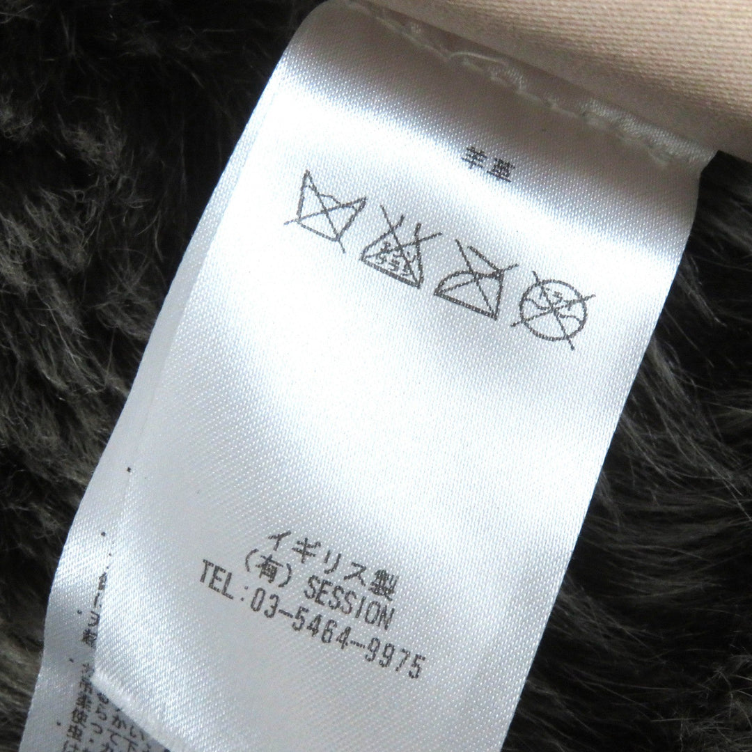 KARL DONOGHUE genuine fur coat Main: Sheep leather gray Women XS Used Authentic