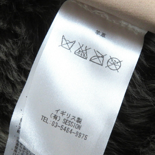 KARL DONOGHUE genuine fur coat Main: Sheep leather gray Women XS Used Authentic