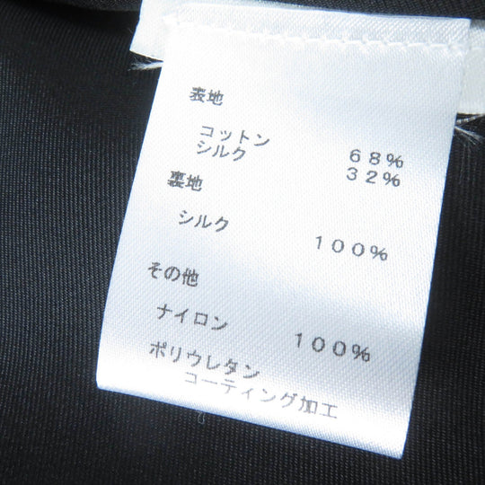 LOUIS VUITTON Jacket Main: 68% cotton, Main: 32% silk, Lining: 100% silk, Part: 100% nylon black Women 36 Used Authentic